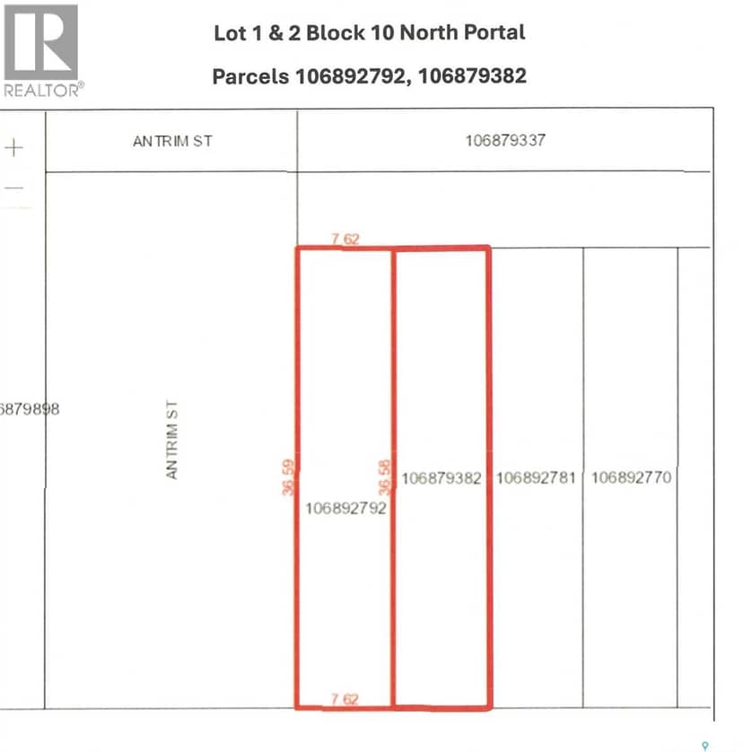 Lot 1 and 2 Blk 10 North Portal — photo 3 of 3