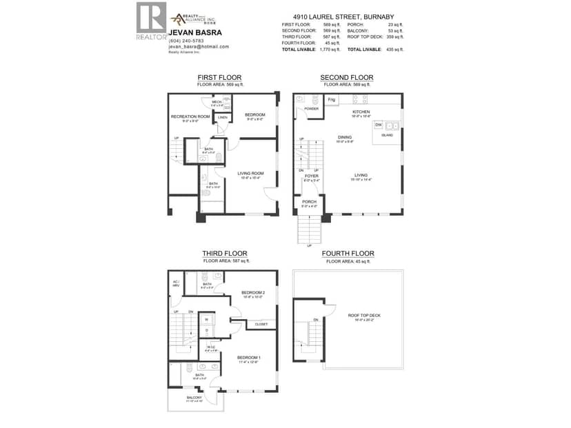 1 4910 LAUREL STREET, Burnaby, photo 8
