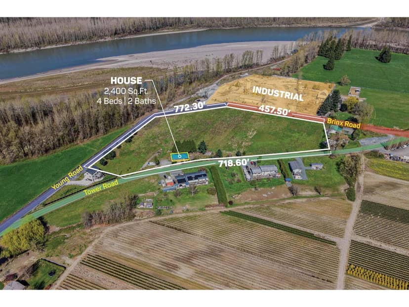 10715 TOWER ROAD, Fairfield Island, Chilliwack