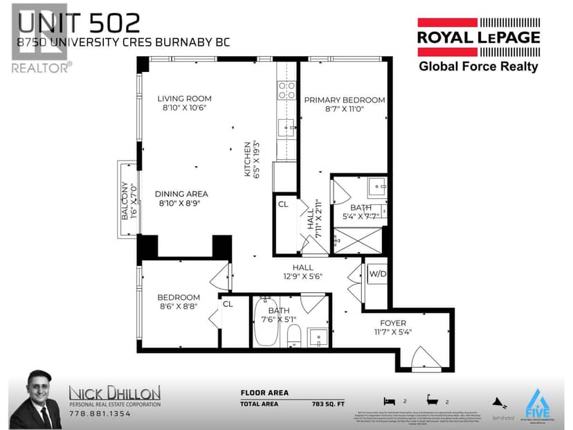 502 8750 UNIVERSITY CRESCENT, Burnaby, photo 4
