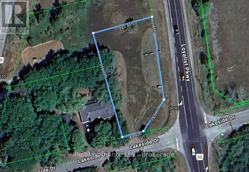 0 Beside 1716 Lakeside Drive, Prince Edward County