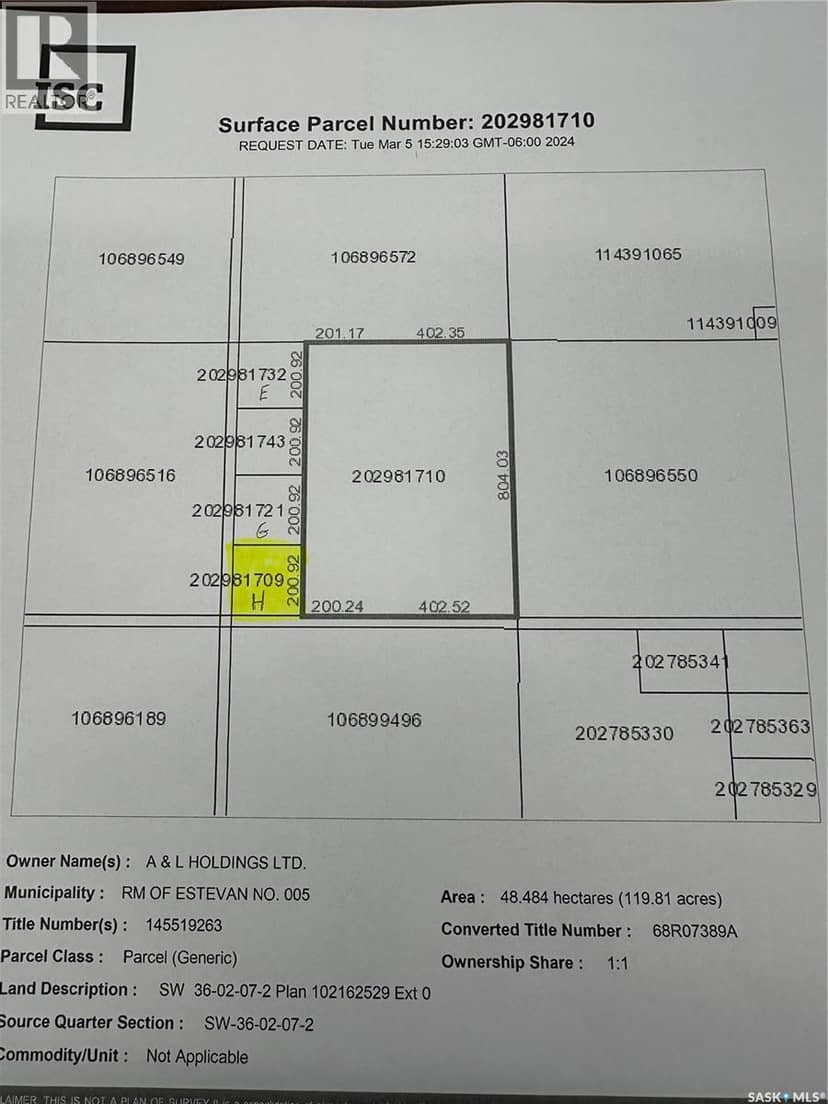 Block H Rural Address — photo 2 of 9