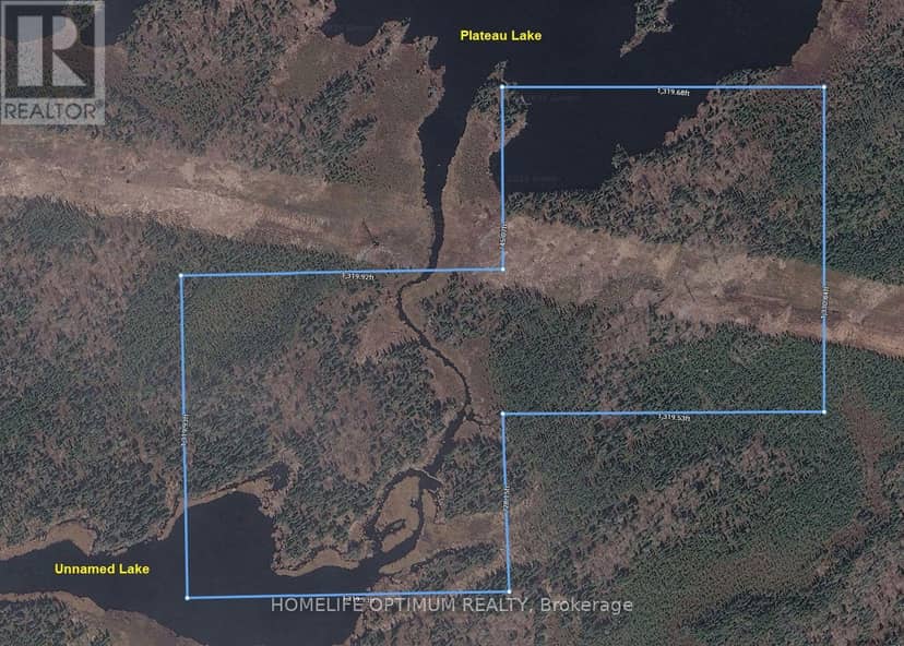 72 Acres Plateau Lake, Rainy River Remote Area