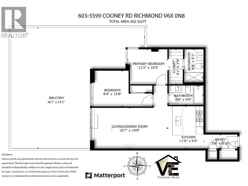603 5599 COONEY ROAD, Richmond