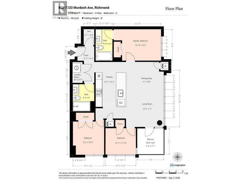 802 7333 MURDOCH AVENUE, Richmond, photo 4