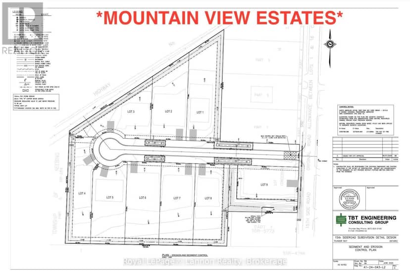 Lot #8 Mountain View Dr., Thunder Bay, photo 2