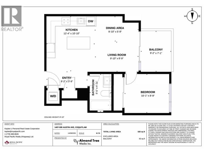1407 595 AUSTIN AVENUE, Coquitlam, photo 6
