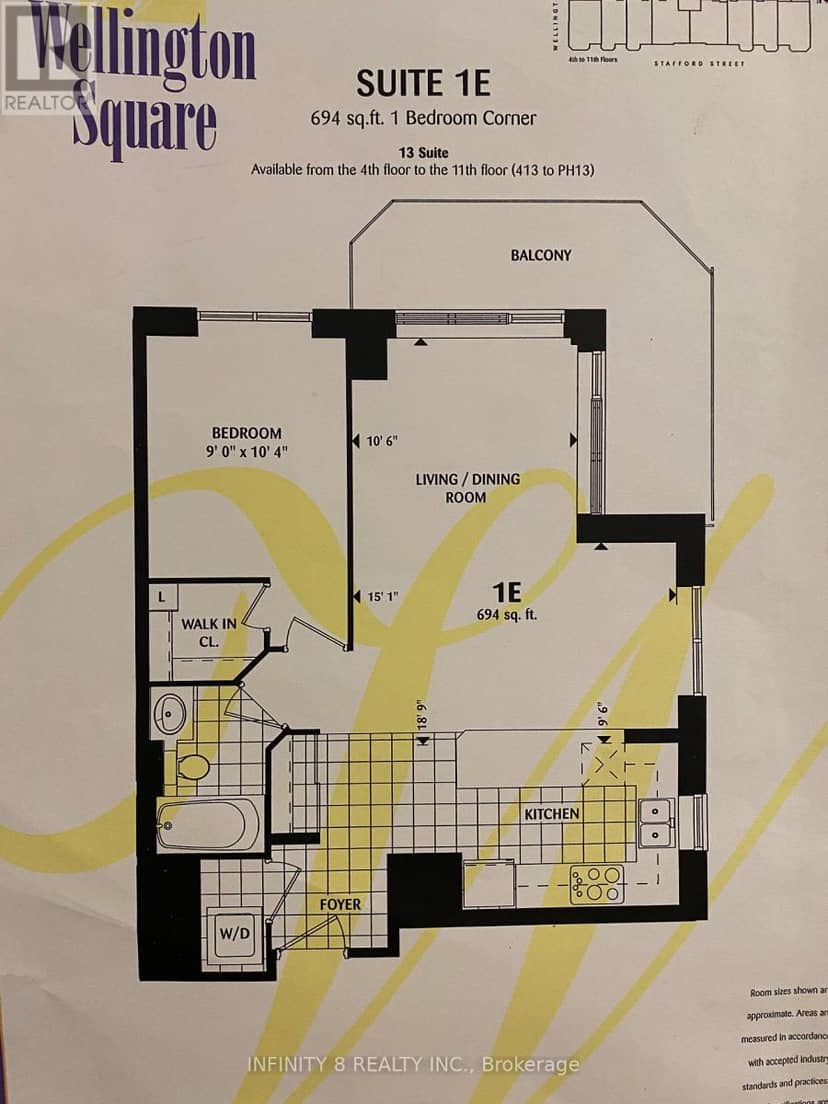 1113 - 18 Stafford Street — photo 3 of 19