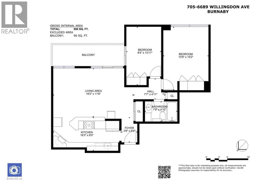 705 6689 WILLINGDON AVENUE, Burnaby, photo 6