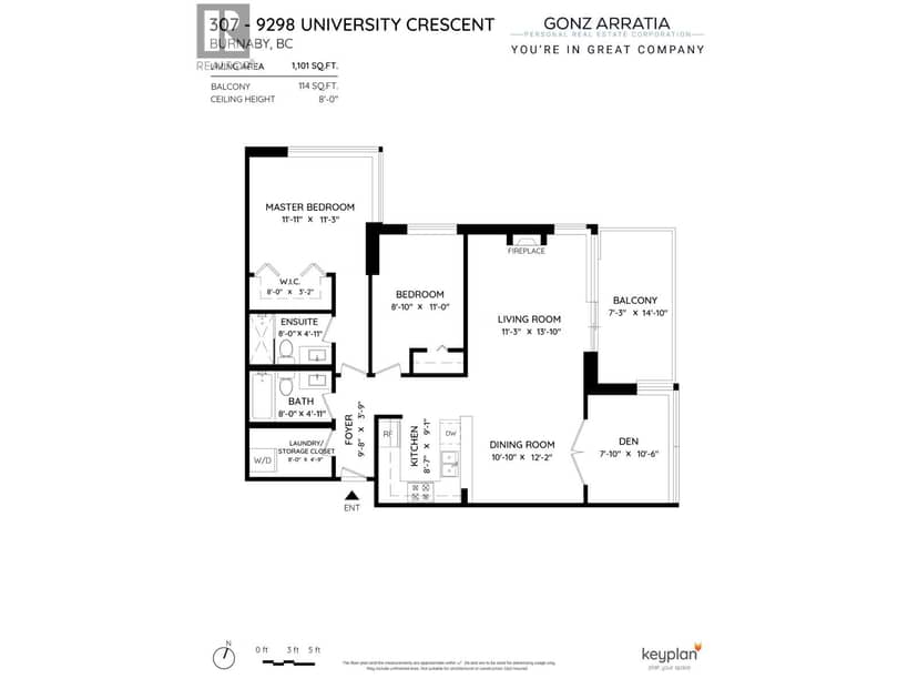307 9298 UNIVERSITY CRESCENT, Burnaby