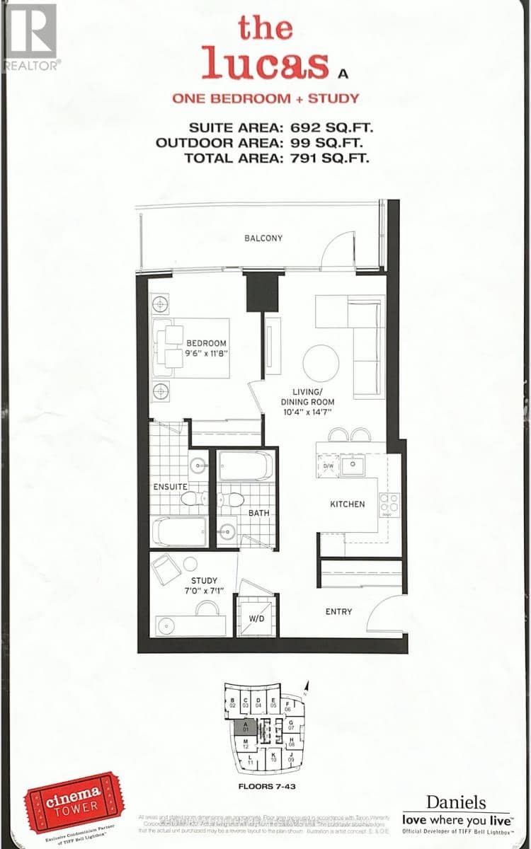 3701 - 21 Widmer Street — photo 38 of 38