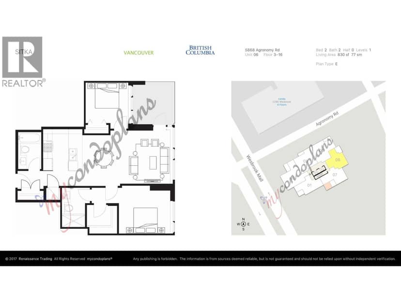 606 5868 AGRONOMY ROAD, Vancouver, photo 4