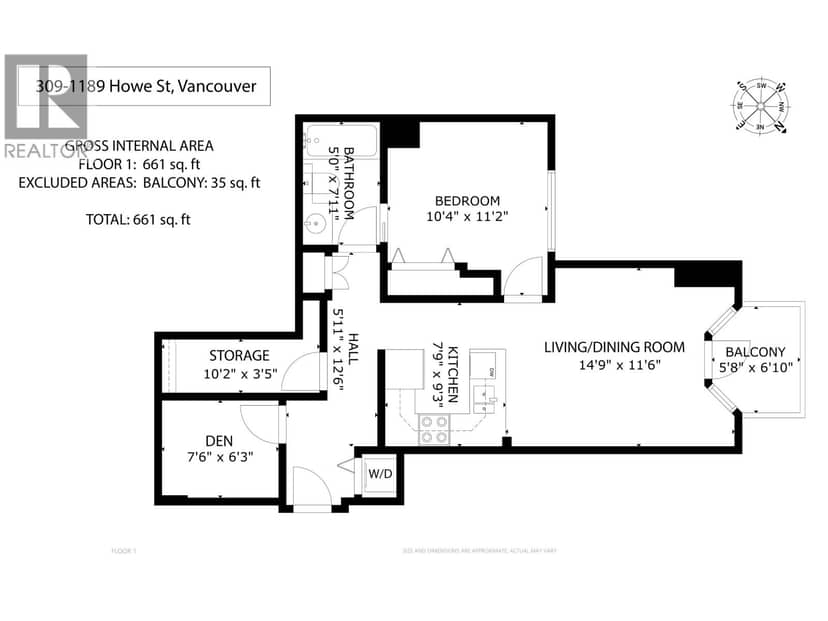 309 1189 HOWE STREET, Vancouver