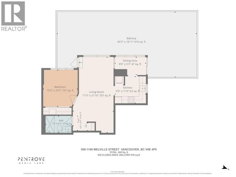 506 1166 MELVILLE STREET, Vancouver