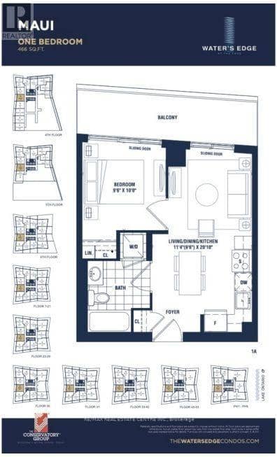 2510 - 38 Annie Craig Drive, Toronto, photo 6