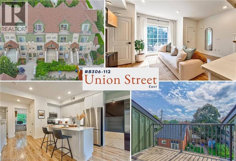 112 UNION Street E Unit# B306, Waterloo