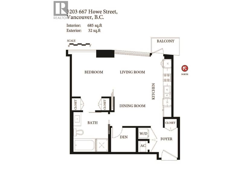3203 667 HOWE STREET, Vancouver, photo 2