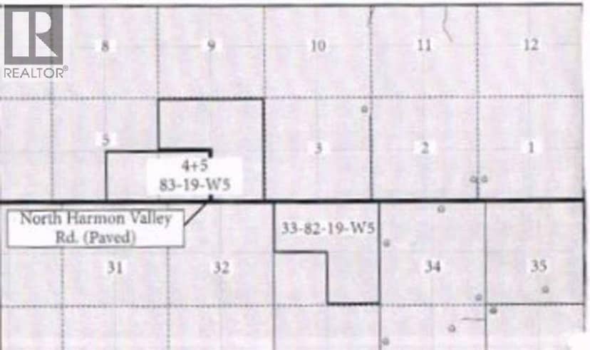 33-82-19-W5, Rural Northern Sunrise County