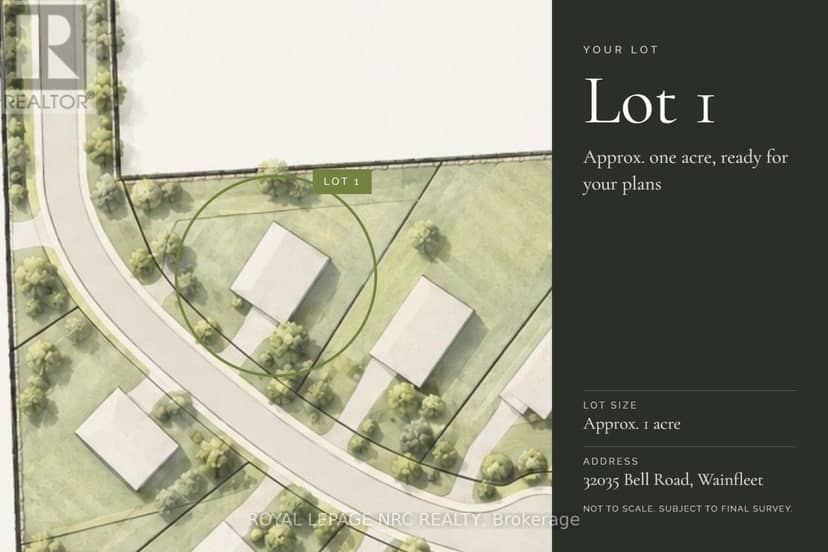 #lot 1 - 32035 Bell Road, Wainfleet