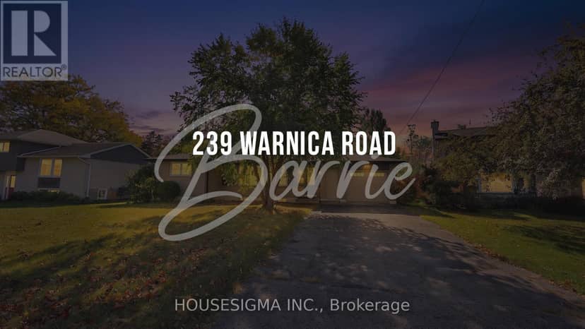 239 Warnica Road, Barrie